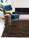 Horizon Collection Area Rug -  Apex (Brown) Rectangular Brown  lifestyle 52