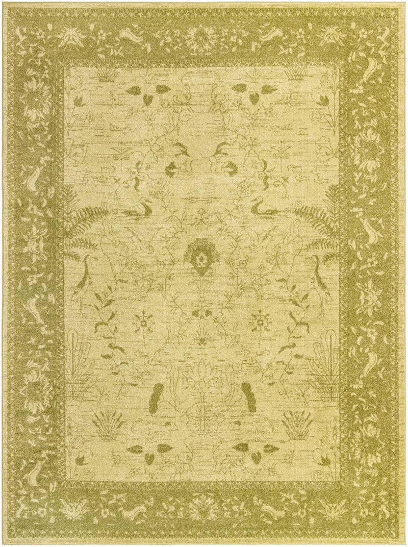 Horizon Collection Area Rug -  Apex (Light Green) Rectangle Light Green Main