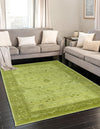 Horizon Collection Area Rug -  Apex (Light Green) Rectangular Light Green  lifestyle 13