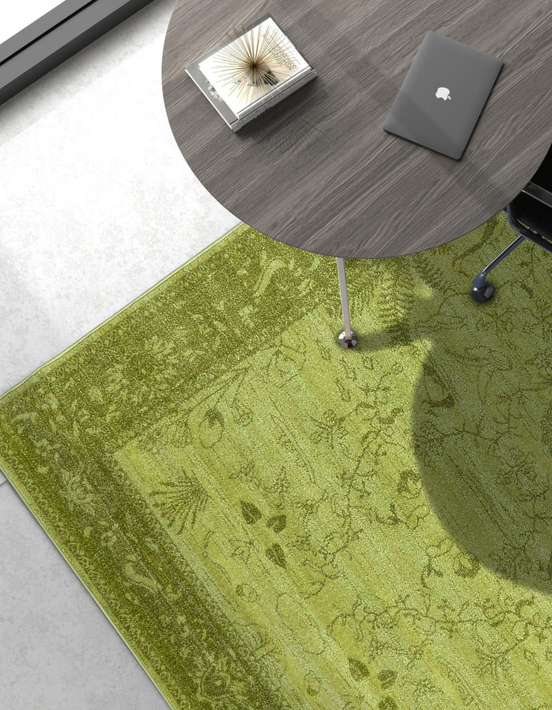 Horizon Collection Area Rug -  Apex (Light Green) Rectangular Light Green  lifestyle 25