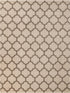 Lattice Gardens Collection Area Rug -  Bloomfield (Beige and Light Brown)