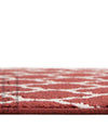 Lattice Gardens Collection Area Rug -  Bloomfield (Dark Terracotta) Rectangle Dark Terracotta  lifestyle 6