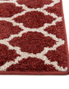 Lattice Gardens Collection Area Rug -  Bloomfield (Dark Terracotta) Rectangle Dark Terracotta  lifestyle 8