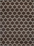 Lattice Gardens Collection Area Rug -  Bloomfield (Chocolate Brown) Rectangle Chocolate Brown Main