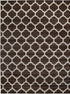 Lattice Gardens Collection Area Rug -  Bloomfield (Chocolate Brown)