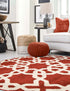 Lattice Gardens Collection Area Rug -  Greenhedge