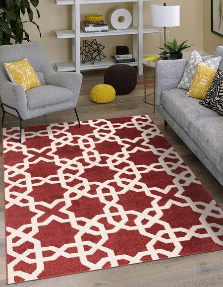 Lattice Gardens Collection Area Rug -  Greenhedge