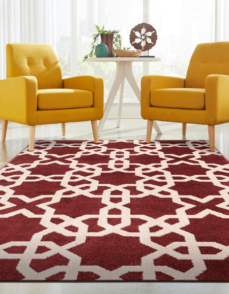 Lattice Gardens Collection Area Rug -  Greenhedge