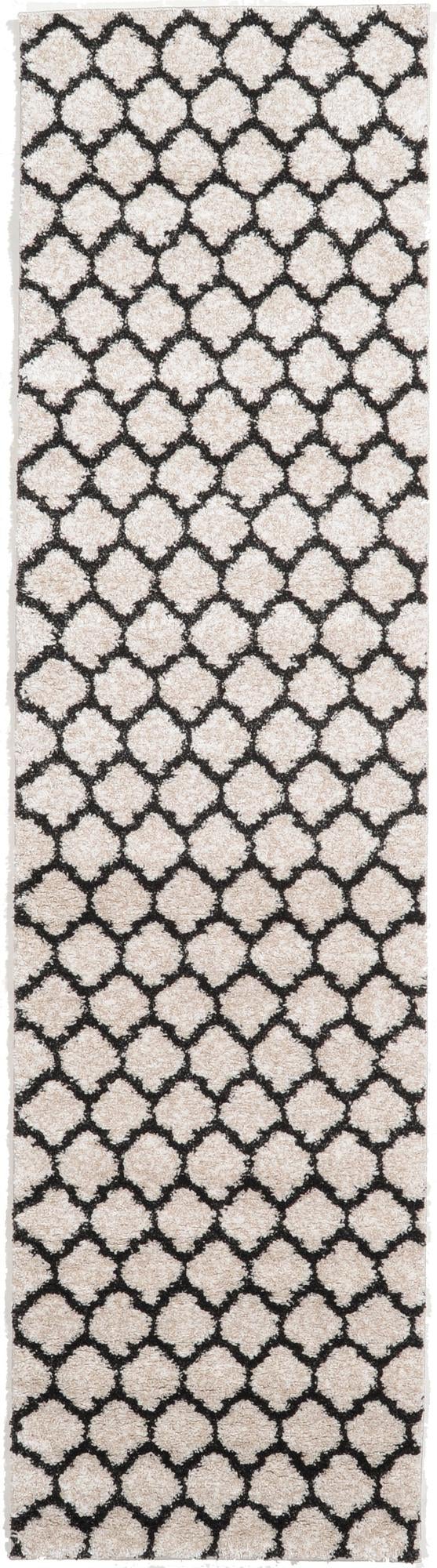 Lattice Gardens Collection Area Rug -  Bloomfield (Cream) Runner Cream  lifestyle 3