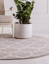 Lattice Gardens Collection Area Rug -  Bloomfield (Light Gray)