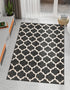 Lattice Gardens Collection Area Rug -  Bloomfield (Black)