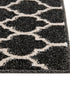 Lattice Gardens Collection Area Rug -  Bloomfield (Black)