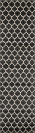 Lattice Gardens Collection Area Rug -  Bloomfield (Black)