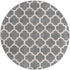 Lattice Gardens Collection Area Rug -  Bloomfield (Dark Gray)