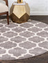 Lattice Gardens Collection Area Rug -  Bloomfield (Dark Gray)