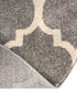 Lattice Gardens Collection Area Rug -  Bloomfield (Dark Gray)