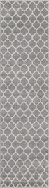 Lattice Gardens Collection Area Rug -  Bloomfield (Dark Gray)