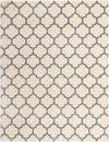 Lattice Gardens Collection Area Rug -  Bloomfield (Beige and Gray) Rectangle Beige and Gray Main