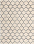 Lattice Gardens Collection Area Rug -  Bloomfield (Beige and Gray)