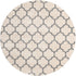 Lattice Gardens Collection Area Rug -  Bloomfield (Beige and Gray)