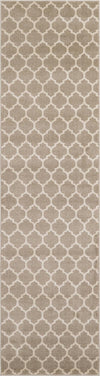 Lattice Gardens Collection Area Rug -  Bloomfield (Light Brown) Runner Light Brown  lifestyle 21