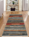 Zagros Oasis Collection Area Rug -  Lordegan Runner Blue  lifestyle 37