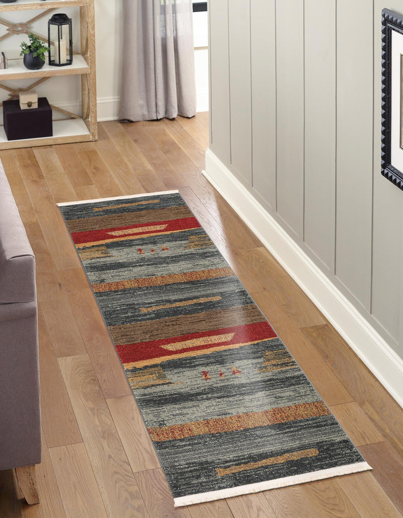 Zagros Oasis Collection Area Rug -  Lordegan Runner Blue  lifestyle 45