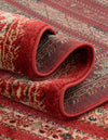 Zagros Oasis Collection Area Rug -  Khorramabad Rectangle Rust Red  lifestyle 28