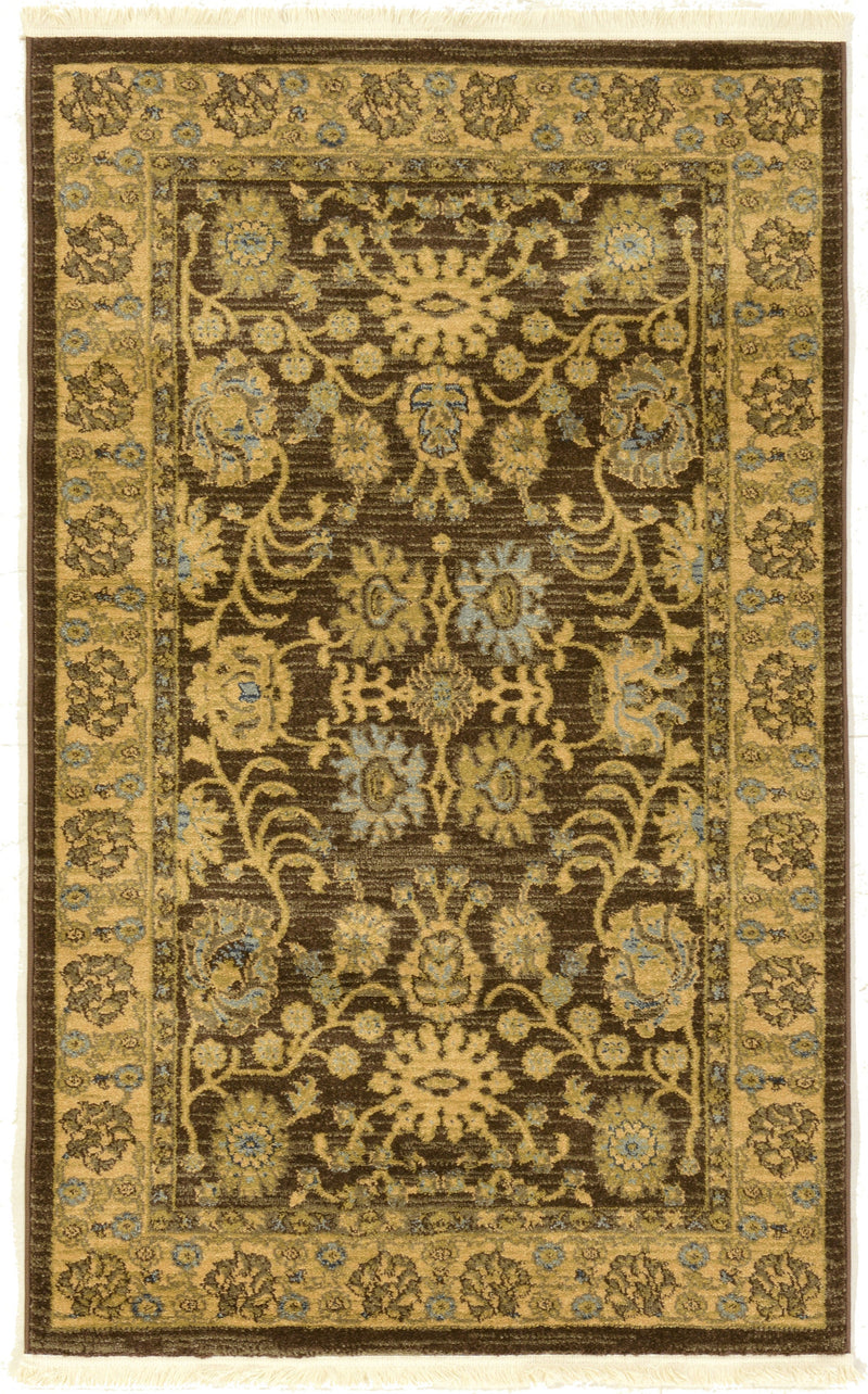 Chelsea Elegance Collection Area Rug -  Soho Rectangle Brown Main