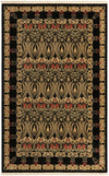 Chelsea Elegance Collection Area Rug -  Brompton (Black) Rectangle Black Main