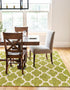 Lattice Gardens Collection Area Rug -  Bloomfield (Light Green)