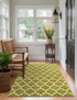 Lattice Gardens Collection Area Rug -  Bloomfield (Light Green)