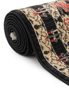 Chelsea Elegance Collection Area Rug -  Brompton (Black) Round Black  lifestyle 43