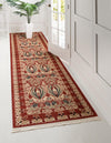 Chelsea Elegance Collection Area Rug -  Brompton (Rust Red) Runner Rust Red  lifestyle 18