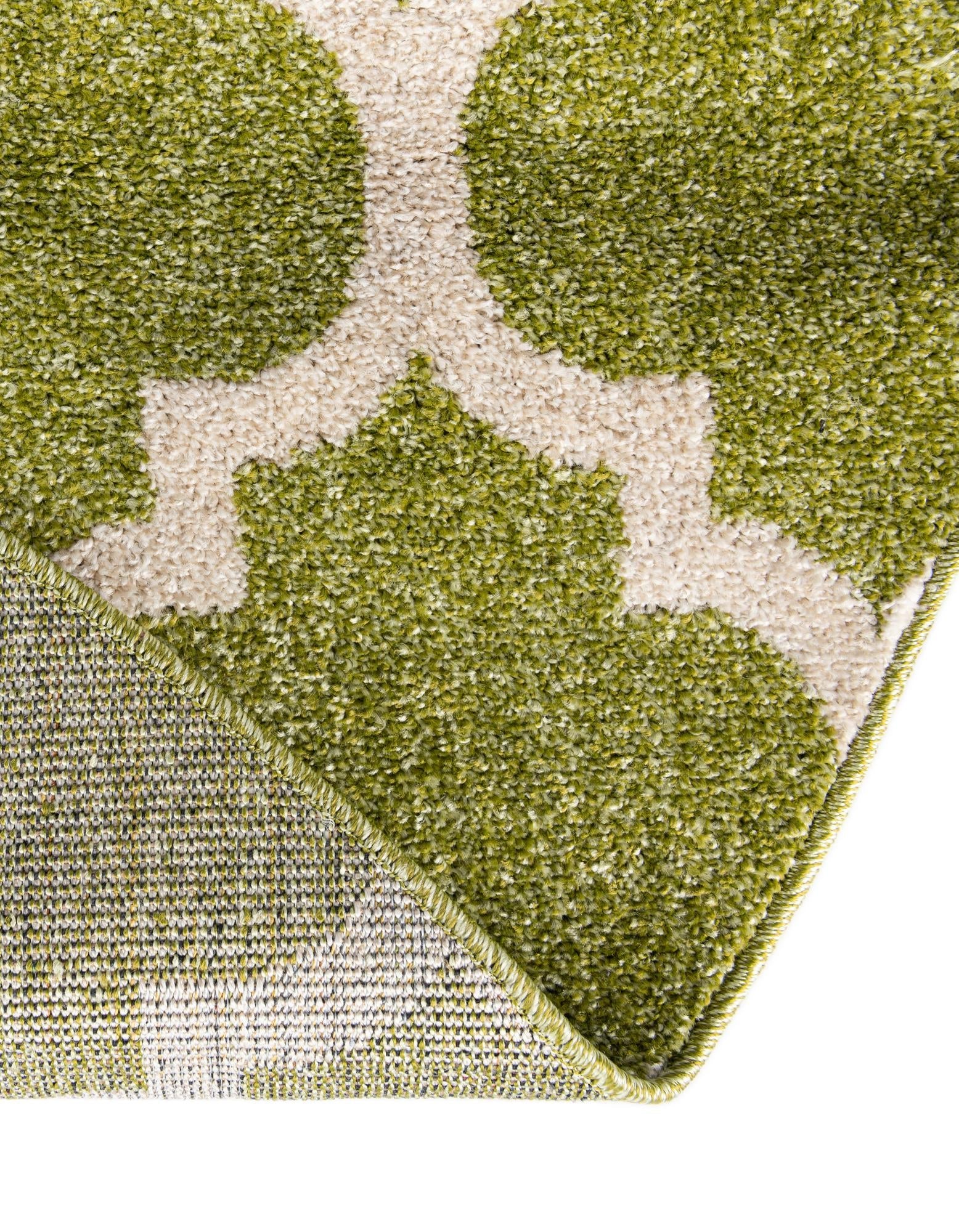 Lattice Gardens Collection Area Rug -  Bloomfield (Light Green)