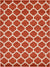 Lattice Gardens Collection Area Rug -  Bloomfield (Light Terracotta) Rectangle Light Terracotta Main