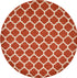 Lattice Gardens Collection Area Rug -  Bloomfield (Light Terracotta)