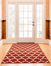 Lattice Gardens Collection Area Rug -  Bloomfield (Light Terracotta) Rectangular Light Terracotta  lifestyle 33