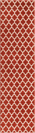 Lattice Gardens Collection Area Rug -  Bloomfield (Light Terracotta)