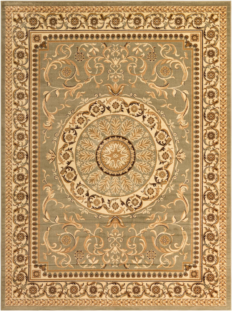 Versailles Elegance Collection Area Rug -  Montreuil Rectangle Light Green  lifestyle 3