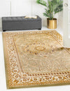 Versailles Elegance Collection Area Rug -  Montreuil Rectangle Light Green  lifestyle 6