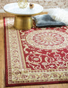 Versailles Elegance Collection Area Rug -  Montreuil Rectangle Red  lifestyle 8