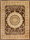 Versailles Elegance Collection Area Rug -  Montreuil Rectangle Brown  lifestyle 4