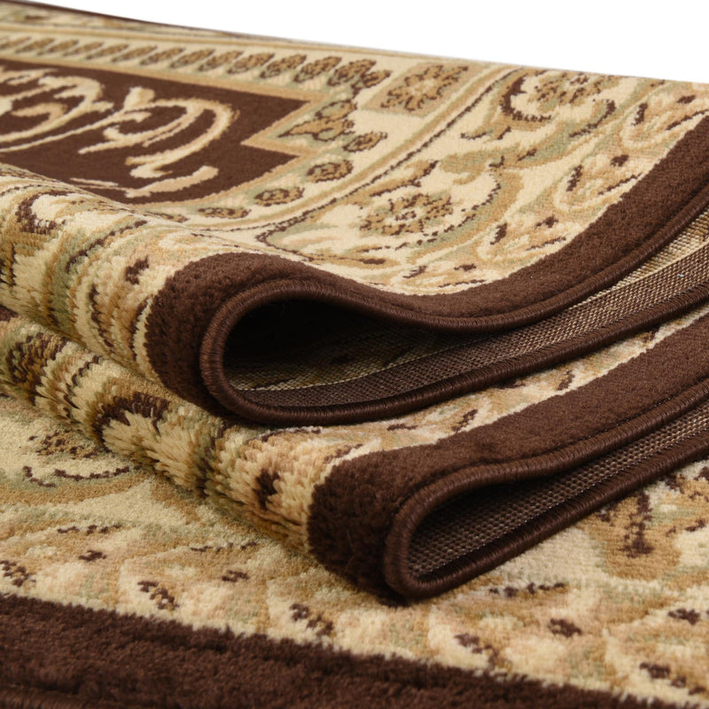 Versailles Elegance Collection Area Rug -  Montreuil Rectangle Brown  lifestyle 27