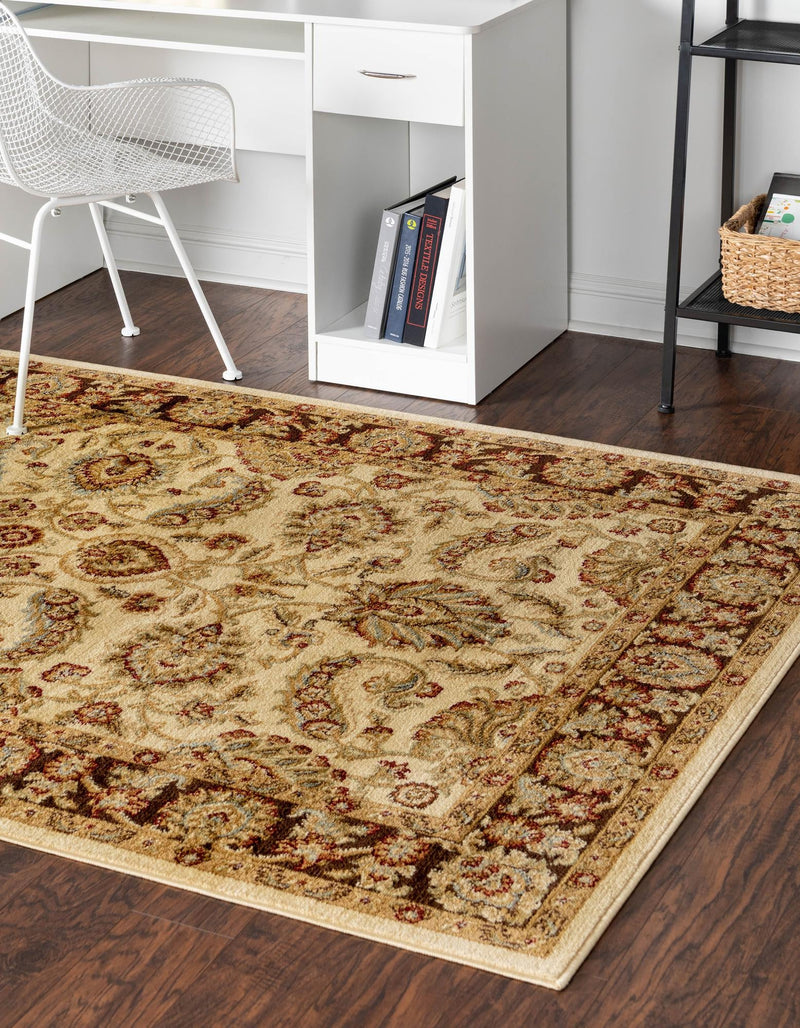 Jaipur Elegance Collection Area Rug -  Gaitore Rectangle Cream  lifestyle 11