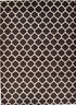 Lattice Gardens Collection Area Rug -  Bloomfield (Chocolate Brown)