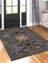 Tabriz Tapestries Collection Area Rug - Azerbaijan (Gray)