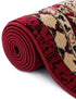 Tabriz Tapestries Collection Area Rug - Azerbaijan (Red)