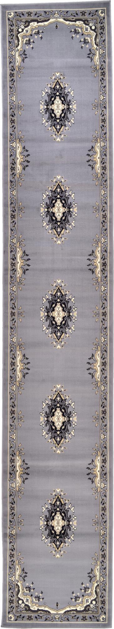 Tabriz Tapestry Collection Area Rug - Azerbaijan (Gray)