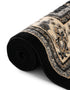 Isfahan Elegance Collection Area Rug - Naghsh-e Jahan (Black)